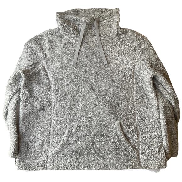 St. John's Bay Men Sweatshirt XXL Gray Fleece Activewear Long Sleeve - Picture 1 of 8